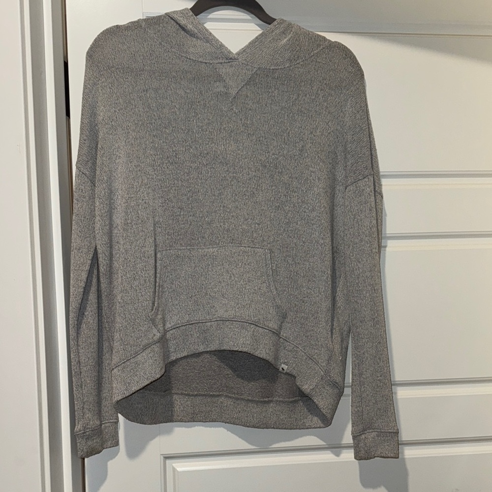 Abercrombie & fitch Gray Hooded Women's knit Sweater